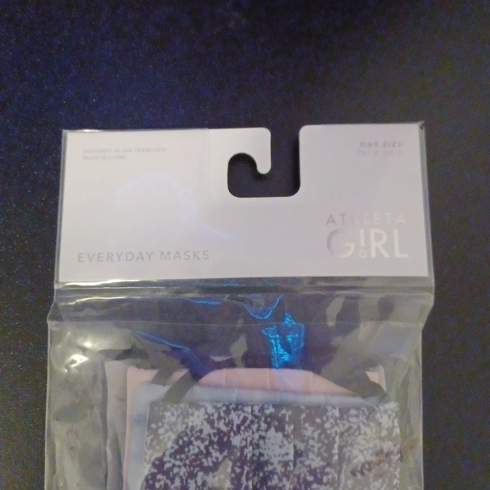 New 5-Pack Athleta Girls Adjustable Masks